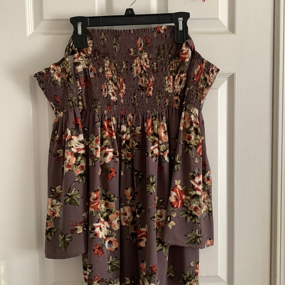 Off the Shoulder Floral Dress